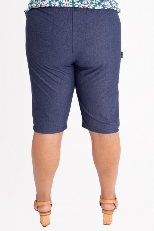Bermuda Malha Jeans
