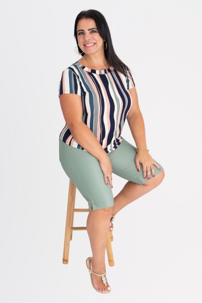 Bermuda Malha LInem com bolso