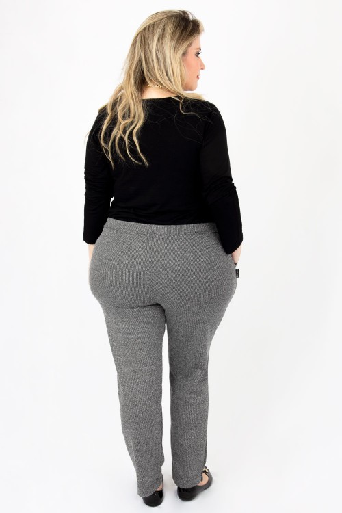 Cigarrete com bolso em Jacquard Pied Poule