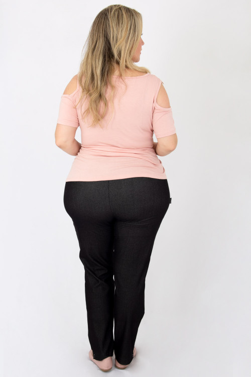 Cigarrete Malha Jeans